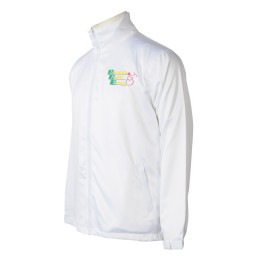 J916  Custom-made pure white windbreaker jacket design embroidered logo two-piece windbreaker windbreaker jacket factory school health department J916  Custom-made pure white windbreaker jacket design embroidered logo two-piece windbreaker windbreaker jacket factory school health department